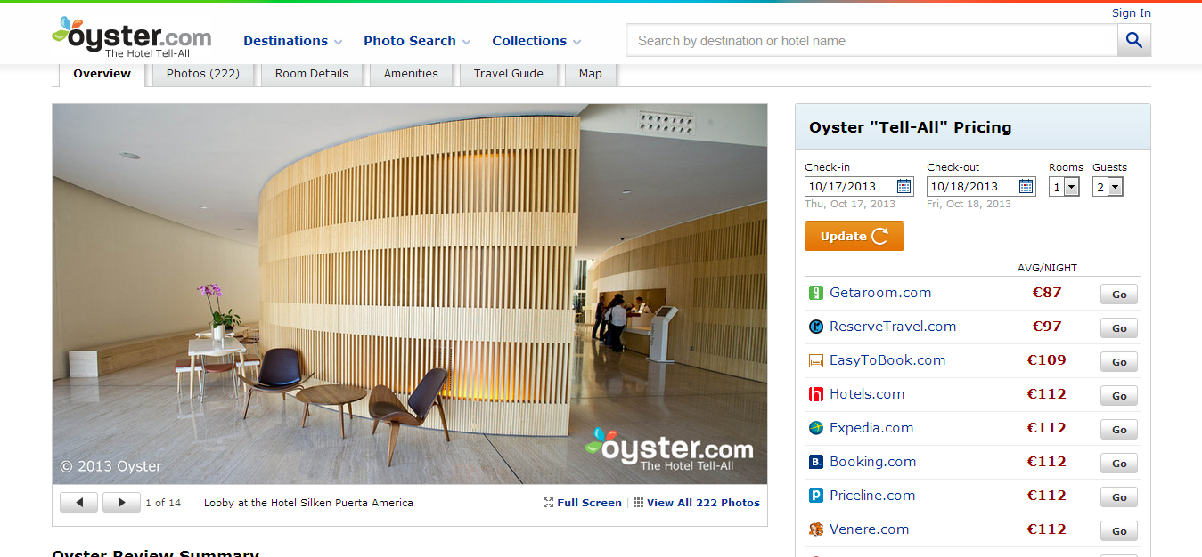 Hotel Silken Puerta America  Madrid   Oyster.com    Hotel Reviews and Photos