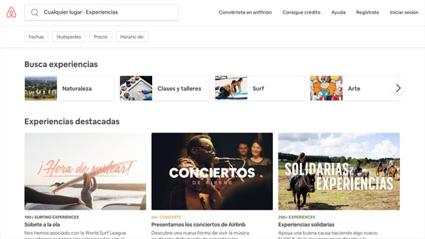 Experiencias de Airbnb auténticas