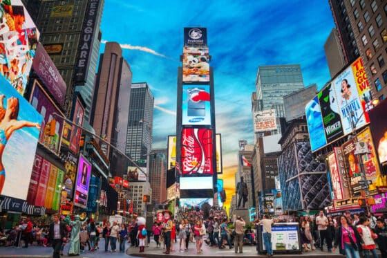 Nueva York para una persona de marketing